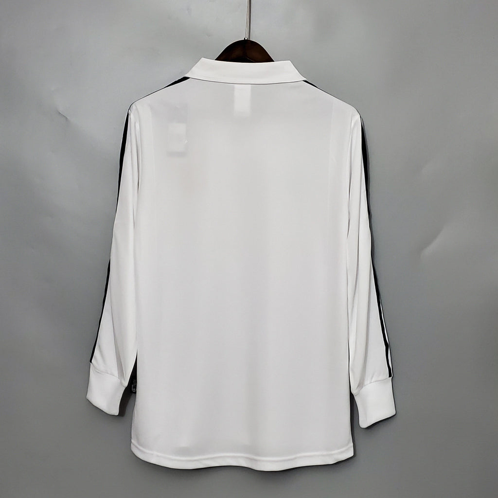 Retro long-sleeved 2002 Real Madrid home