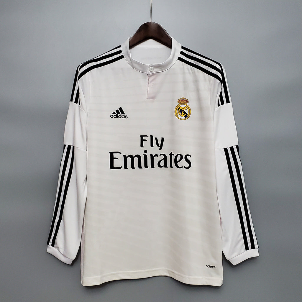Retro Long Sleeve Real Madrid 14/15 home